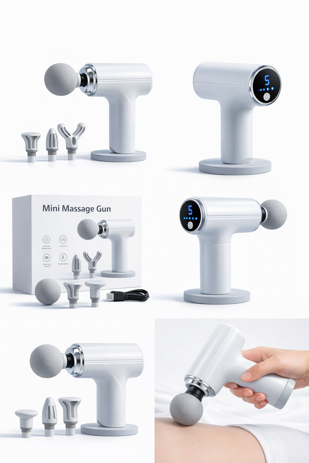 Mini Gun Massager Machine for Pain Relief